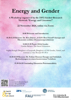 Zum Artikel "Online-Workshop: „Energy and Gender“ am 22. November 2024"